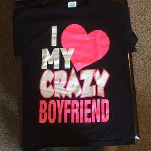 “I love my crazy boyfriend” s/s shirt